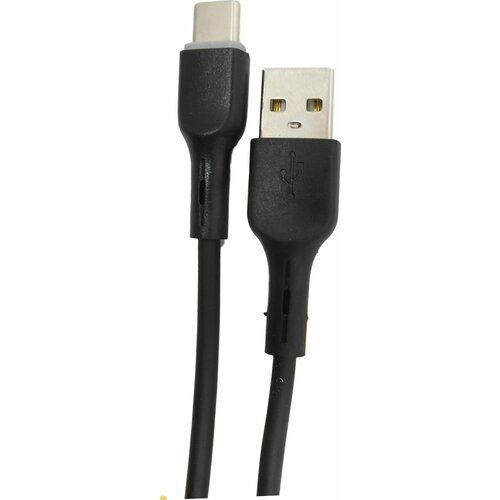 USB Кабель Type-C Mi-Digit M195, Silicone (Супермягкий, не дубеет на морозе), 2A, Черный, 2 м.
