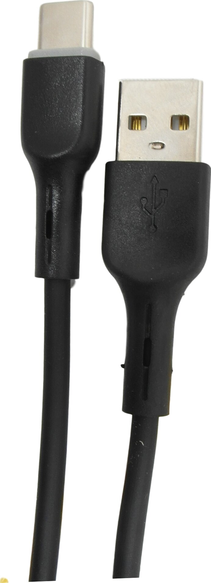 USB Кабель Type-C "Mi-Digit" M195, Silicone (Супермягкий, не "дубеет" на морозе), 2A, Черный, 2 м.