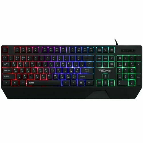 Клавиатура проводная Qumo Twins K68 33351 мембранная клавиш - 104 USB черная 138200₽