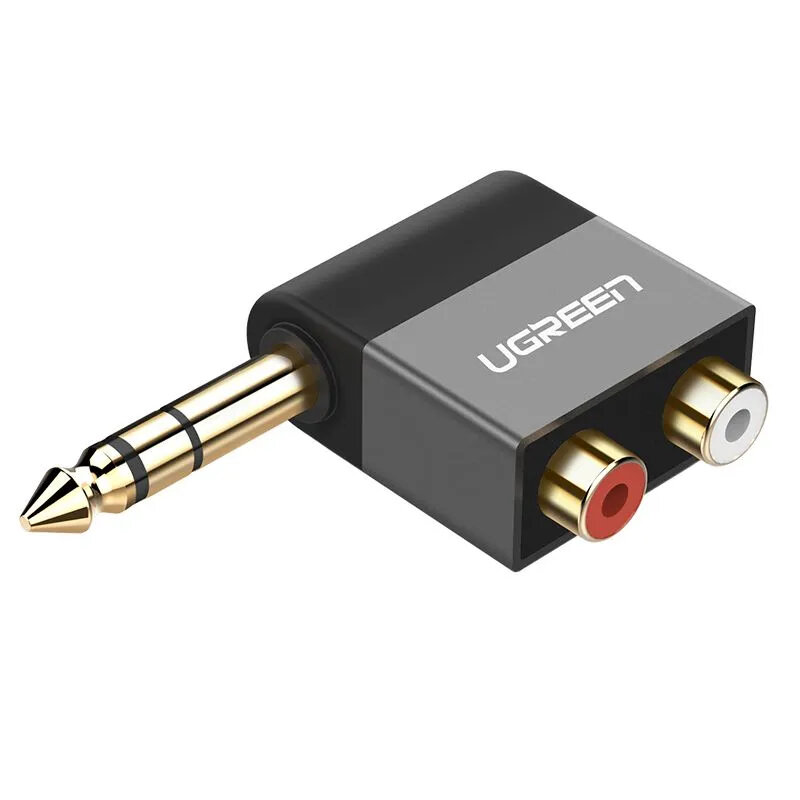 Адаптер UGREEN 40846_ 6.35 mm/2RCA, черный - фото №7