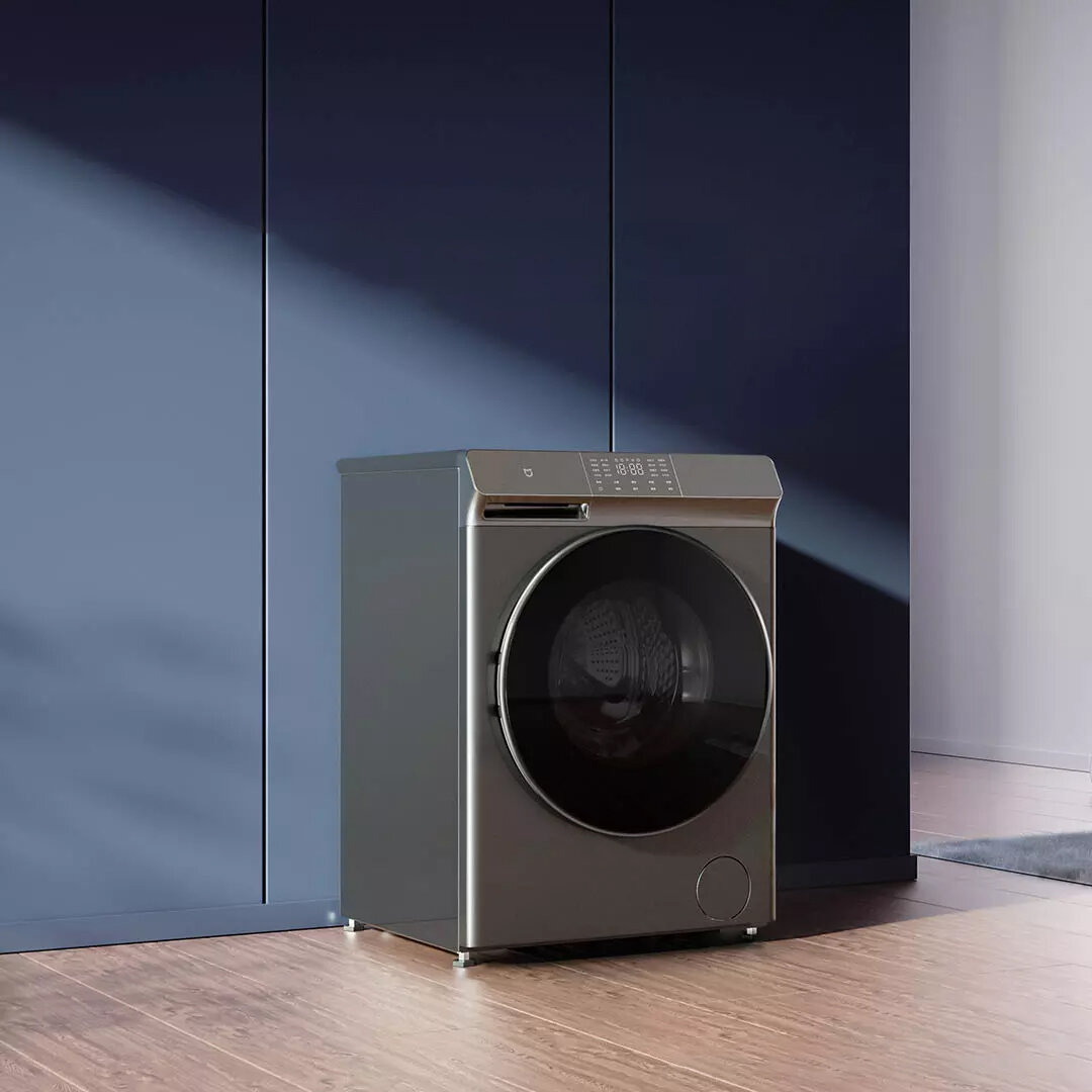 Умная стиральная машина с функцией сушки Xiaomi Mijia DD Washing and Drying Machine Ultra-thin Body 10kg Grey (XHQG100MJ202) - фотография № 6