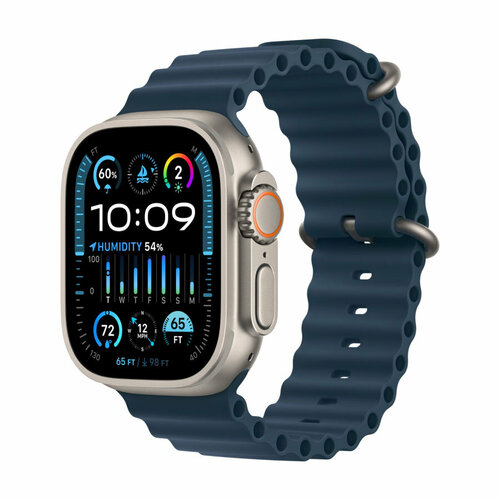 Часы Apple Watch Ultra 2 49mm Titanium Case Blue Ocean Band 8789000₽