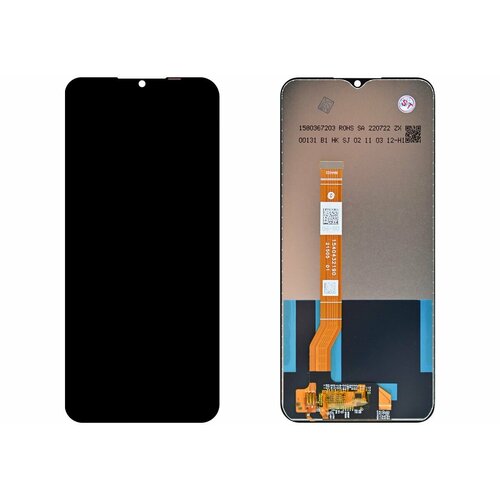 Дисплей для Realme C35 (RMX3511)+тачскрин (черный) смартфон realme c35 4 64gb glowing black rmx3511 черный