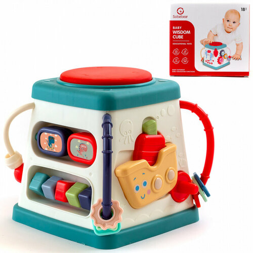 Бизикуб для малышей, 13х13 см.