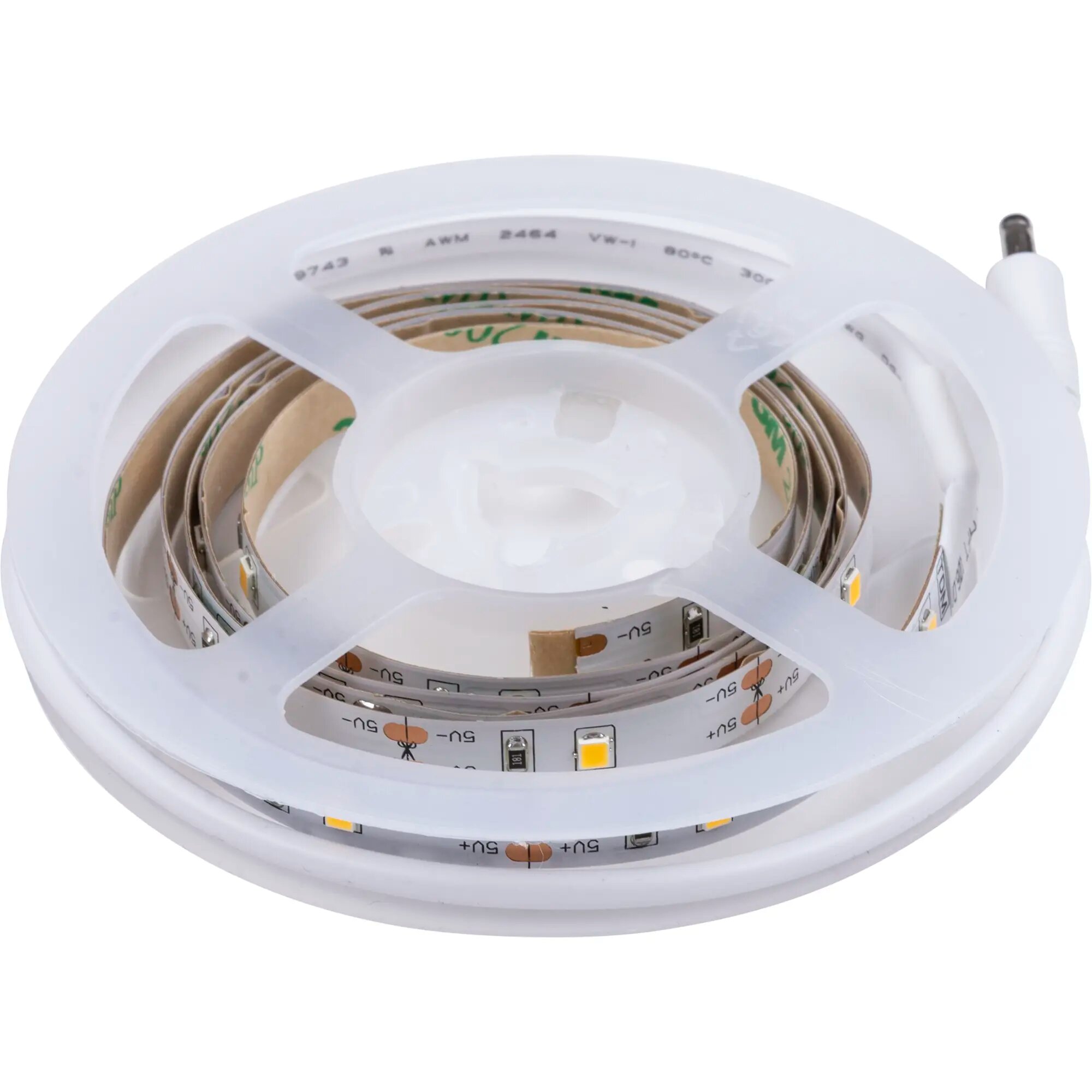 Комплект светодиодной ленты для полок TDM Electric 30 диодов/м 2.4 Вт/м 12 В 25 мм 1 м теплый белый свет - фотография № 6