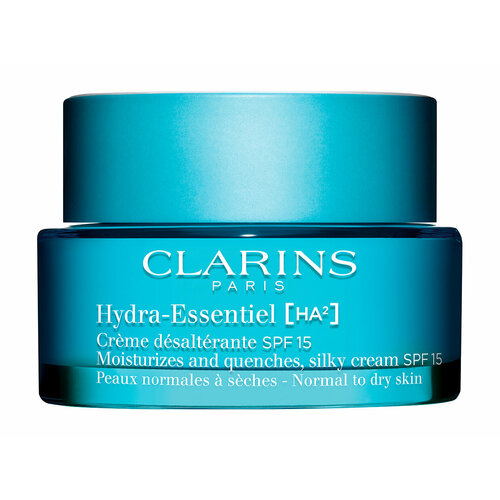 Увлажняющий дневной крем для нормальной и сухой кожи лица Clarins Hydra-Essentiel Moisturizes and Quenches, Silky Cream SPF 15