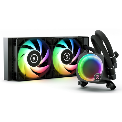 Система жидкостного охлаждения EKWB EK-Nucleus AIO CR240 Lux D-RGB (3831109851678) вентилятор для корпуса ekwb ek vardar evo 140er черный белый