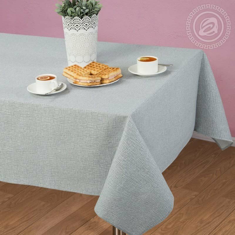 фото Скатерть 150х145 рогожка Лён