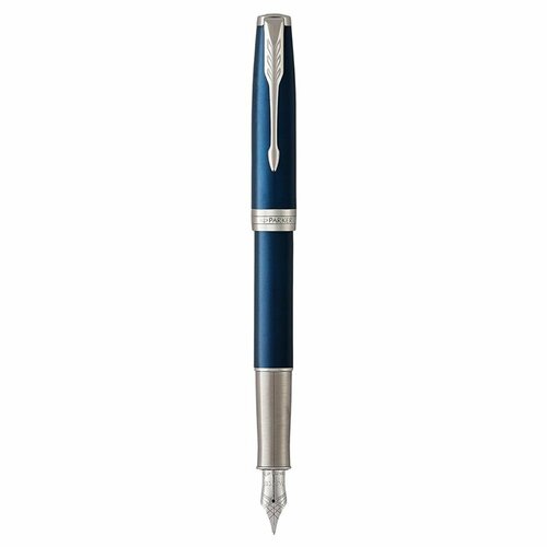 Ручка перьевая Parker Sonnet Subtle Blue СT черная, 0,8мм, подарочная упаковка
