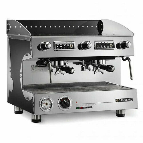 Кофемашина Sanremo Capri DLX 2 гр. 220В автомат чёрная