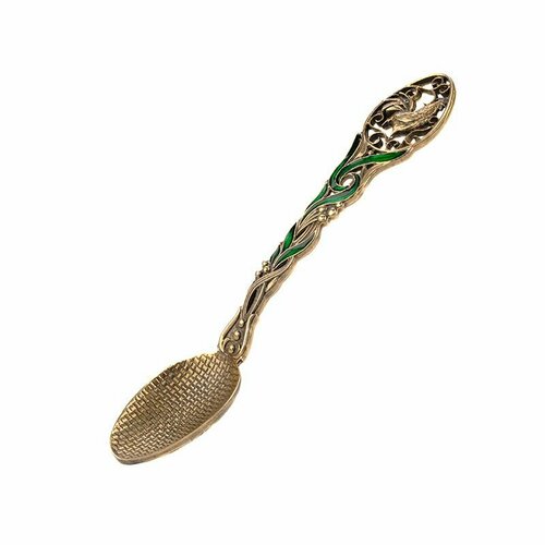 Коллекционная сувенирная ложка Петух (ВхШхД 15х3х3)