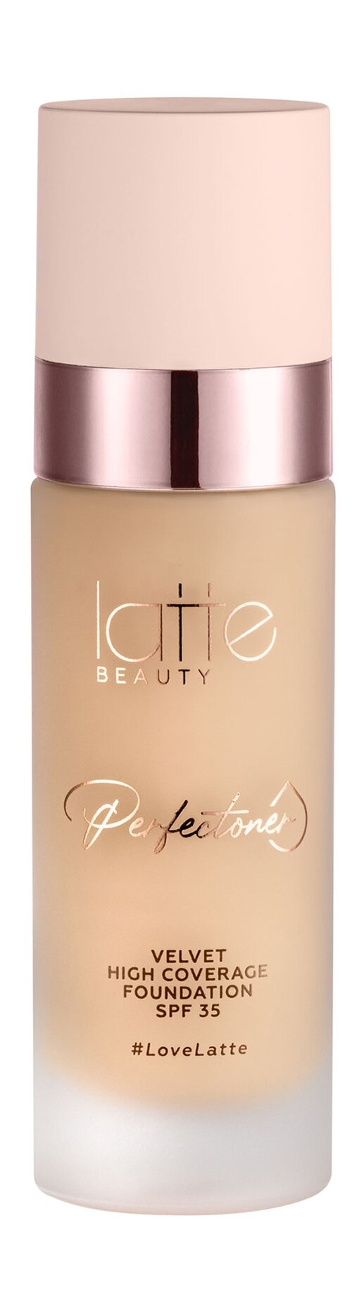 LATTE BEAUTY Тональный крем для лица Perfectoner Velvet High Coverage Foundation SPF 35, 30 мл, 01