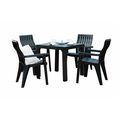 Комплект мебели B: rattan Boston Set Антрацит