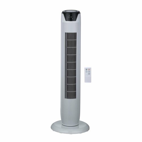 Вентилятор колонный Equation Round Tower 45 Вт с таймером и пультом управления цвет белый 918000₽