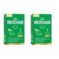 Молочная смесь Nestle Nestogen Premium 1, с рождения, для регулярного мягкого стула, 300 г 2 упаковки