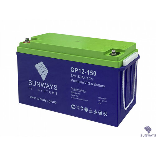 Аккумуляторная батарея SUNWAYS GP 12-150 аккумуляторная батарея sunways gp 12 100