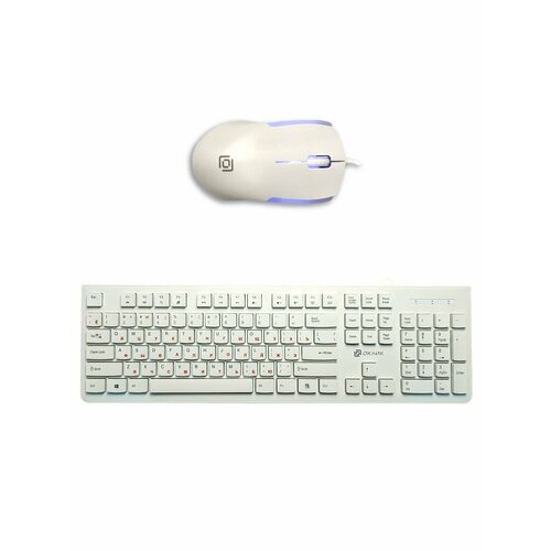 Комплект клавиатура и мышь проводные USB, 102 клавиши