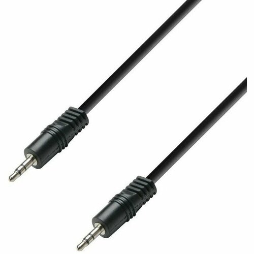 Кабель аудио 1xMini Jack - 1xMini Jack Adam Hall K3BWW0090 0.9m аудио кабель jack 3 5 mm stereo вилка jack 3 5 mm stereo вилка belsis bl1065 цвет чёрный 1 5 м