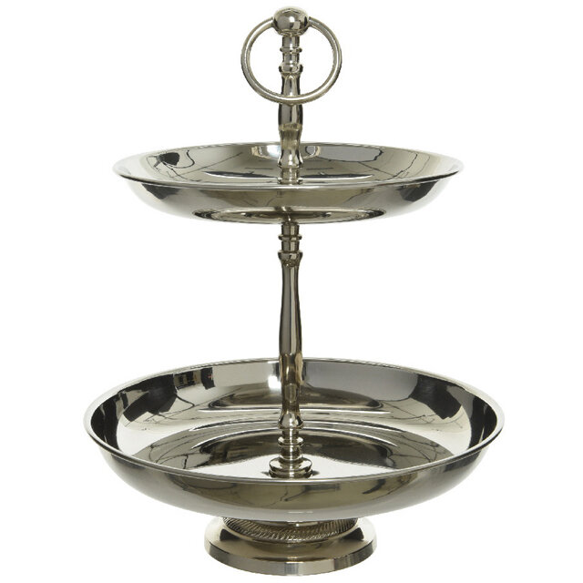 фото Kaemingk Этажерка для фруктов Орнелла 33*25 см, двухъярусная 391233