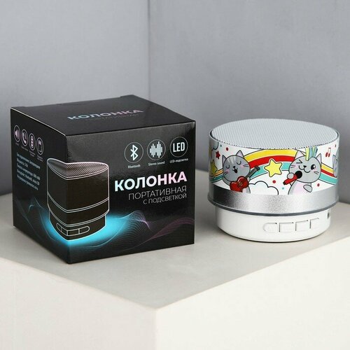 Уценка Портативная колонка Котики модель PS-02 49 х 7 см 77900₽