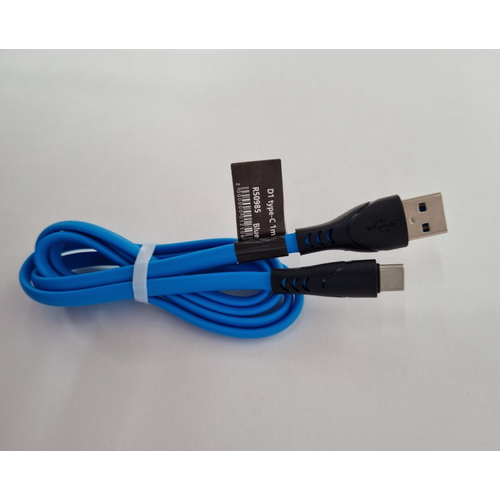 Высококачественный кабель USB/TypeC для зарядки, голубой