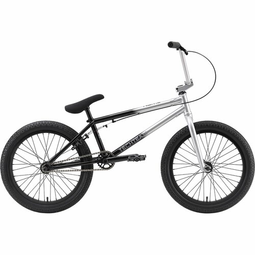 Велосипед BMX TECH TEAM TWEN 20' серо-черный NN007674 NN007674 трюковый велосипед bmx tech team twen 20 черный