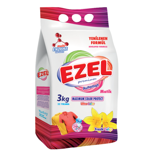 Ezel Premium Automatic Стиральный порошок для Цветного белья пакет 3кг 670₽