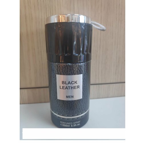 FRAGRANCE WORLD BLACK LEATHER MEN Парфюмерный дезодорант 250 мл