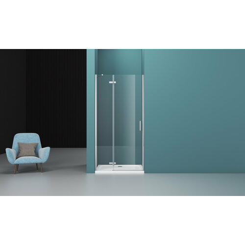 Душевая дверь BelBagno KRAFT-B-12-60/30-C-Cr-L, стекло прозрачное душевая дверь belbagno kraft b 12 60 40 c cr r