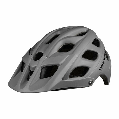 Шлем велосипедный LOS RAKETOS CRAFT GREY, S-M шлем 02 20419215 enduro mtb maya2 0 12 отверстий mat blk xs s 50 54см черный матовый ldl cf kali
