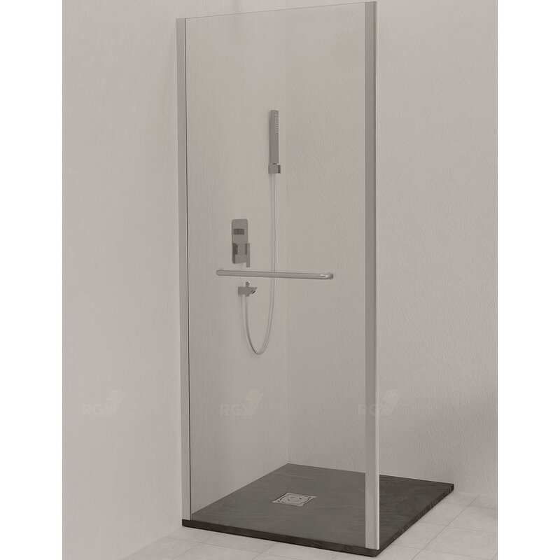 фото Душевая стенка RGW Z-060-3 80 352206308-11 профиль Хром стекло прозрачное