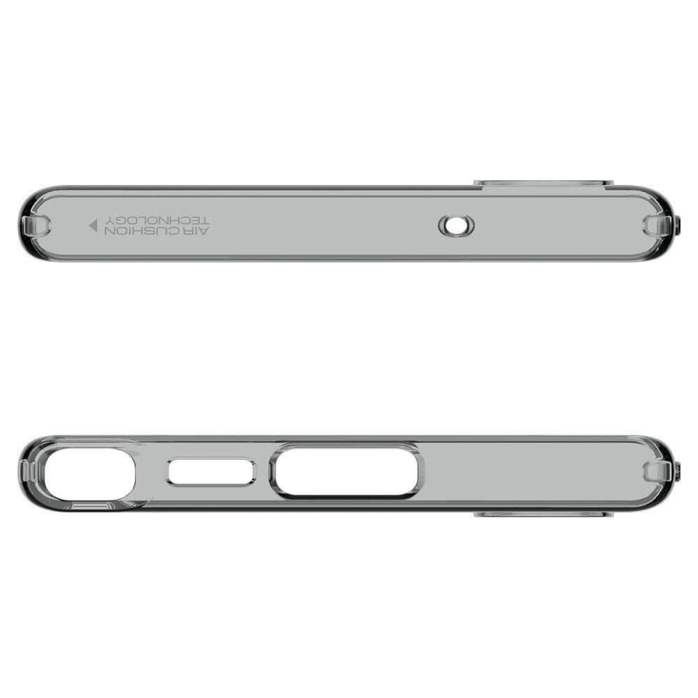 Чехол Spigen на Samsung Galaxy S23 Ultra (ACS05611) Liquid Crystal / Спиген чехол для Галакси С23 Ультра силиконовый, противоударный, с защитой камеры, затемненный — фото 1