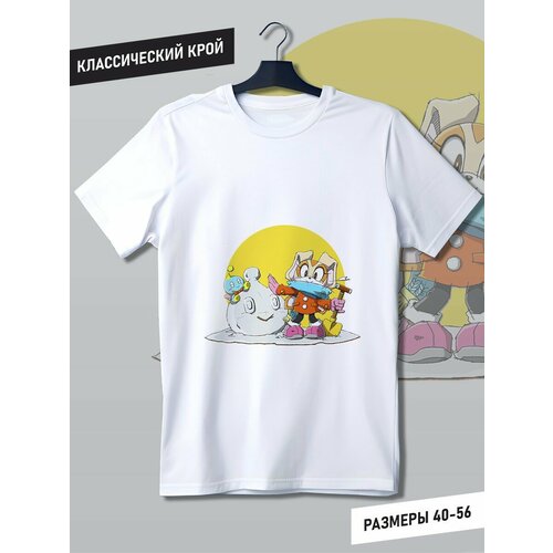 фото Футболка, размер l, белый будь на стиле