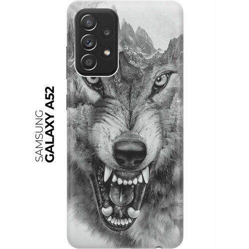 RE: PA Чехол - накладка ArtColor для Samsung Galaxy A52 с принтом Волк в горах