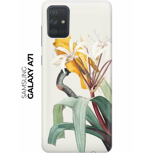 Чехол - накладка ArtColor для Samsung Galaxy A71 с принтом Желтый попугай чехол накладка artcolor для samsung galaxy note 10 с принтом желтый попугай