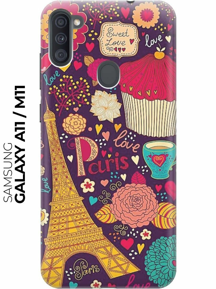 RE: PA Чехол - накладка ArtColor для Samsung Galaxy A11 / M11 с принтом "Love in Paris"