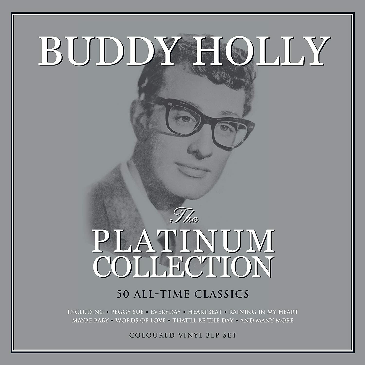 Виниловая пластинка Buddy Holly. The Platinum Collection. Coloured, white (3 LP)