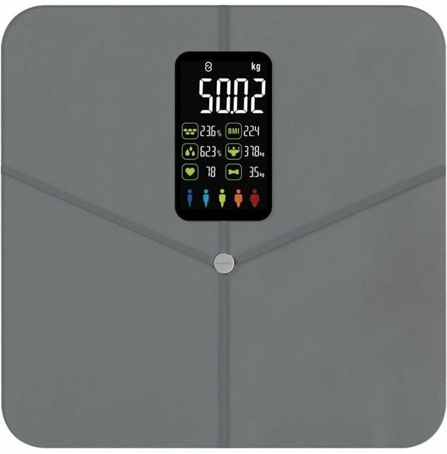 Весы SecretDate SMART SD-IT02CG 180 кг, серый (SD-IT02CG) - фотография № 2