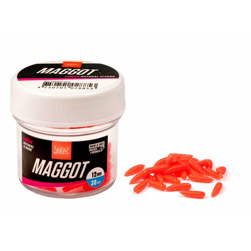 Искуственный опарыш LJ Pro Series MAGGOT RED опарыш 12мм 30шт.