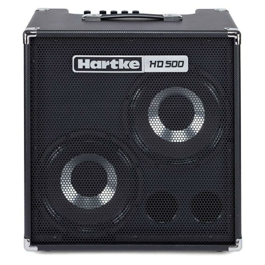 HD500 басовый комбоусилитель, 500 Вт, класс D, НЧ 2x10" HyDrive, 3-полосный эквалайзер (Bass, Mid, Treble), фильтр Shape, стерео вход Aux, выход на наушники, ручка для переноски, бренд Hartke