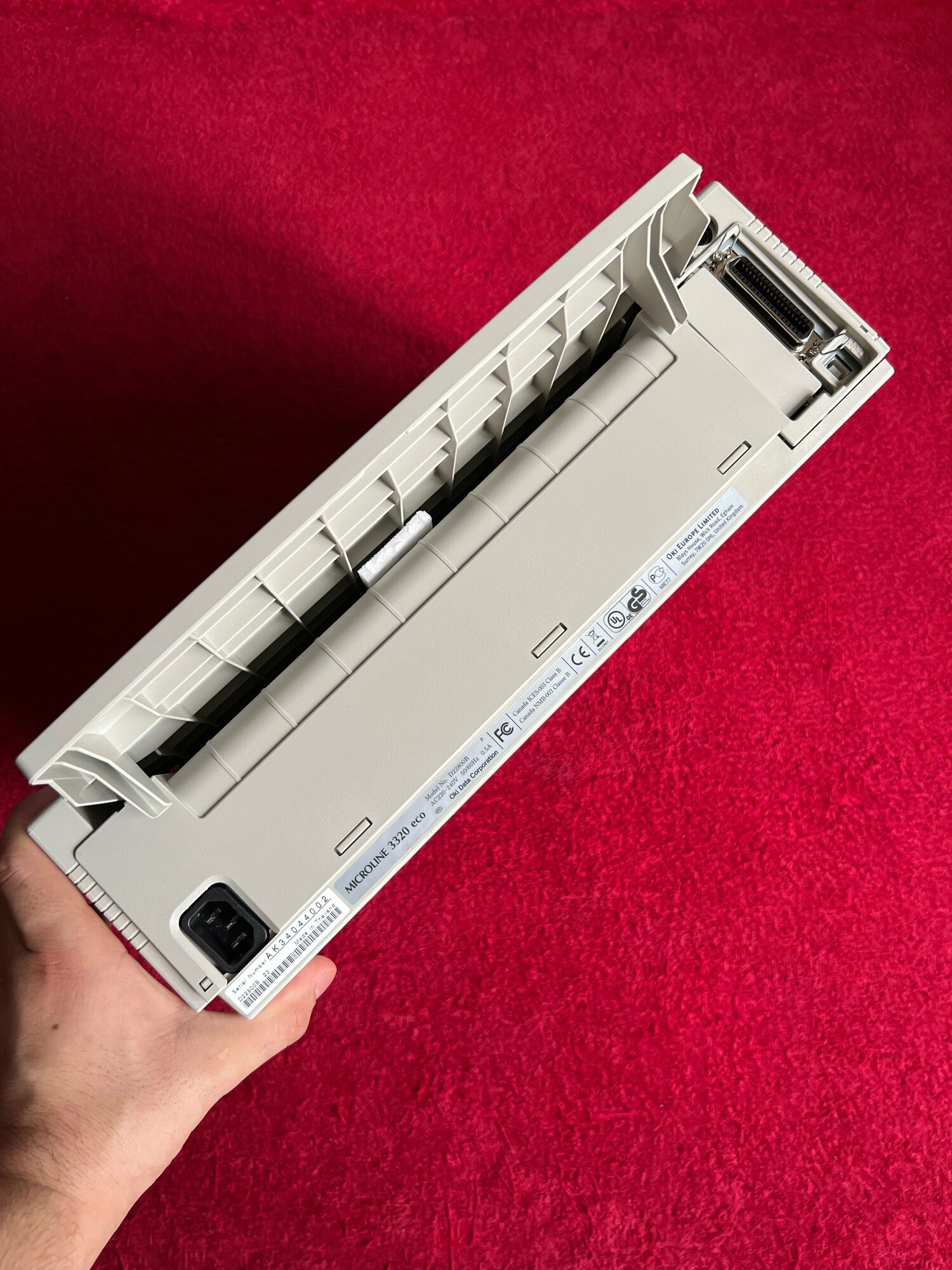 Матричный принтер OKI MICROLINE ML3320 eco — фото 10