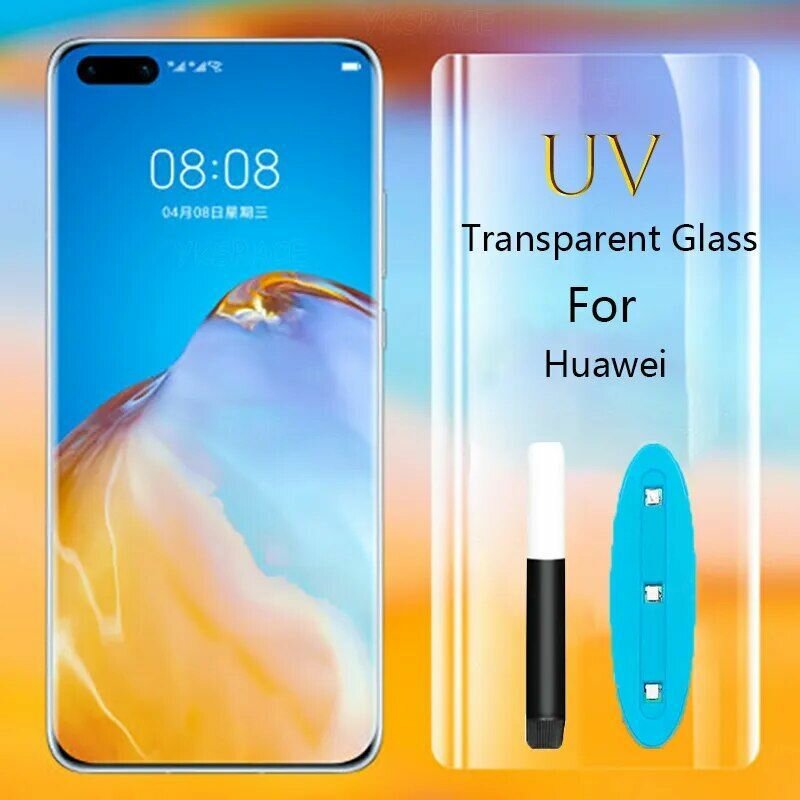 Защитное стекло UV Premium для Huawei P40 Pro+, Высококачественное премиальное защитное стекло для Huawei P40 Pro+