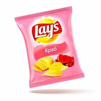 Чипсы Lay's картофельные, краб, 81 г