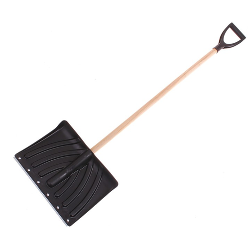 Лопата для снега "Крепыш" 440 x 315 деревянный черенок