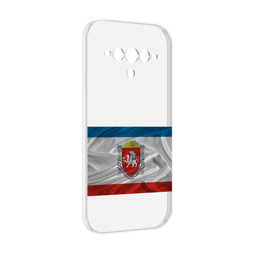 Чехол MyPads герб флаг крыма-1 для Doogee V30 задняя-панель-накладка-бампер