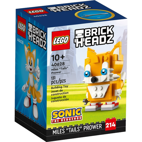 мягкая игрушка sonic miles prower майлз тейлз прауэр соник 55 см Конструктор Lego Brickheadz 40628 Miles Tails Prower