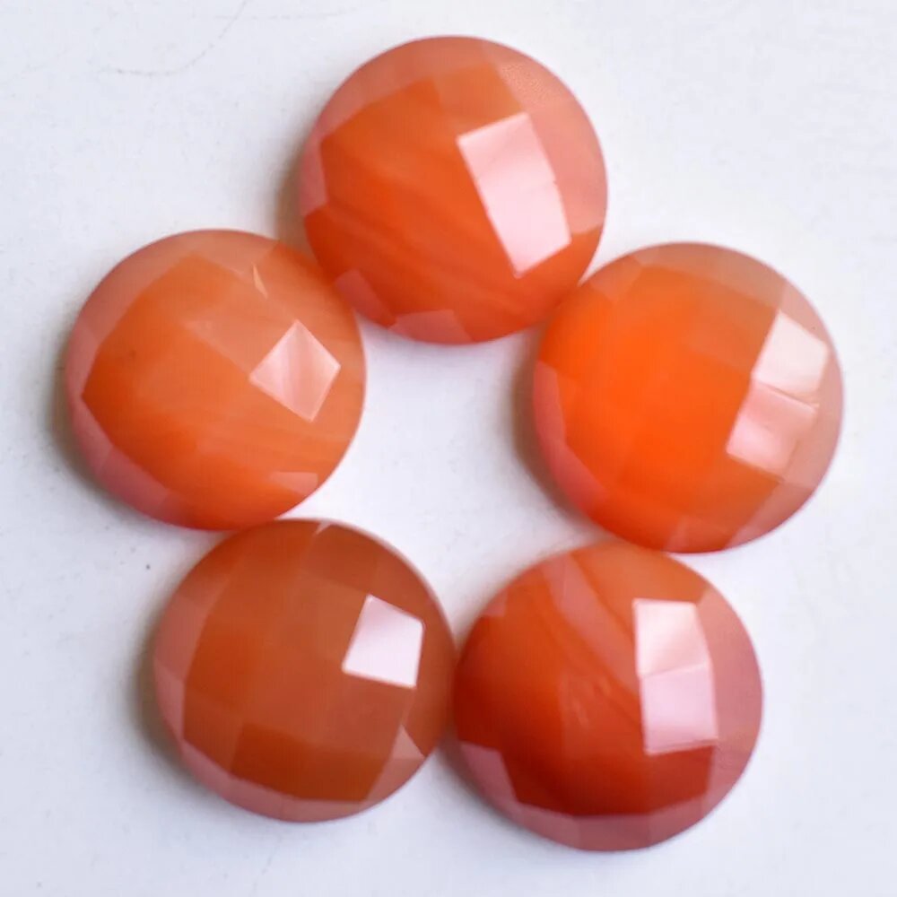 Бусины из натурального камня 16 мм, смешанный цвет, 12 шт. red onyx