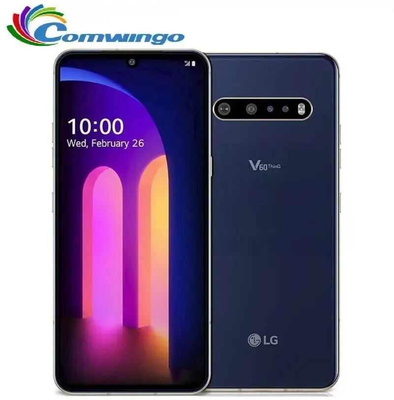 LG V60 ThinQ V600AM/ V600TM /V600VM, дисплей 6,8 дюйма, Snapdragon 865, телефон 4, телефон 8 ГБ ОЗУ, 128 Гб ПЗУ, Android