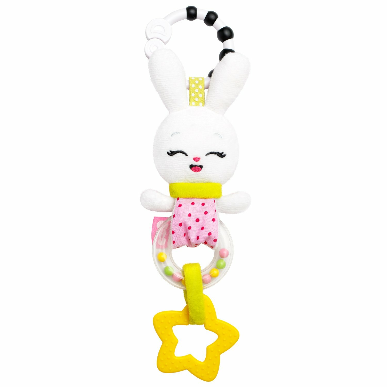Игрушка-подвеска погремушка Зайка Банни