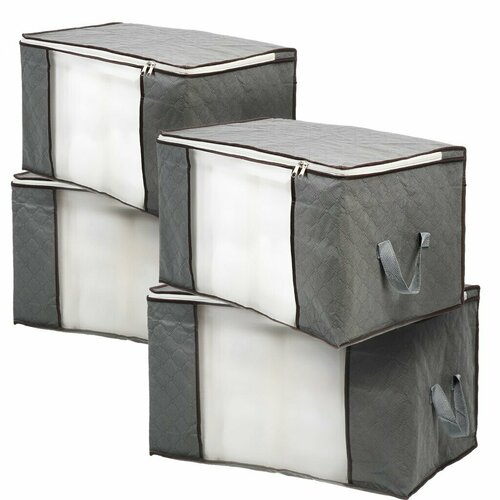 Кофр для хранения 64х40х35 см, набор из 4х штук, A290086